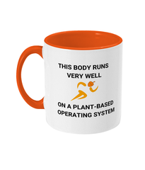 Plant Based Operating System: Two Tone Vegan Mug