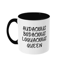 Audacious Queen: Two Tone Vegan Mug