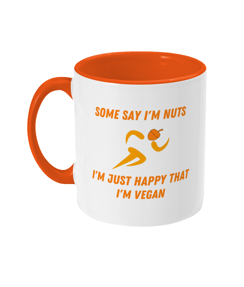 Happy Vegan: Two Tone Vegan Mug