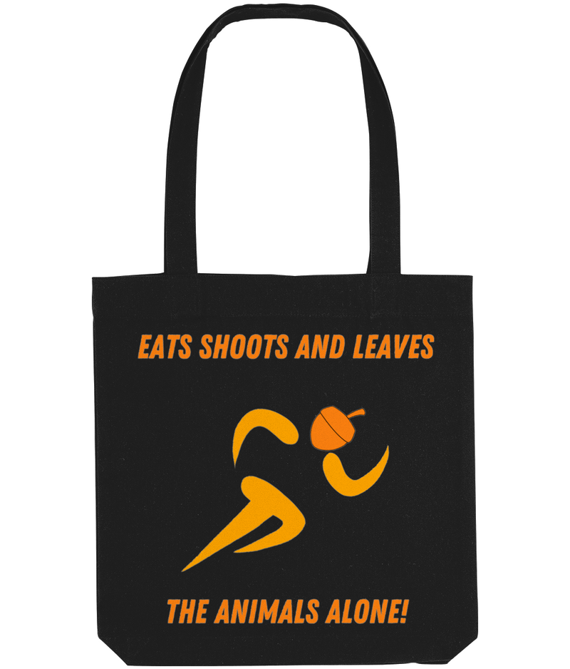 Eats Shoots and Leaves: Vegan Tote Bag