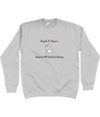 Angels & Vegans: Unisex Vegan Ethical Sweatshirt