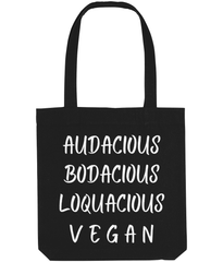 Audacious: Vegan Tote Bag