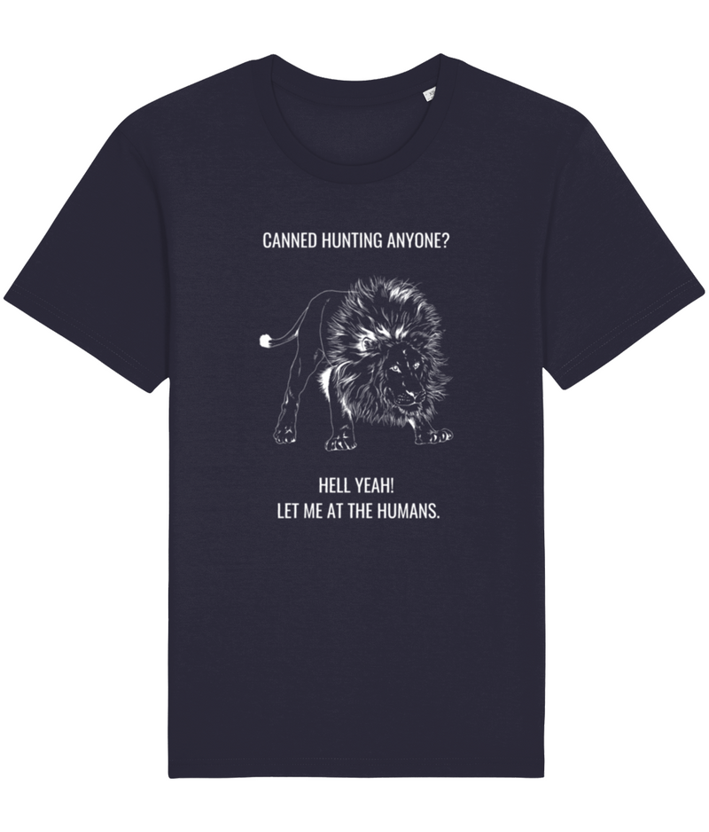 Canned Hunting: Unisex Organic Vegan Ethical T-Shirt