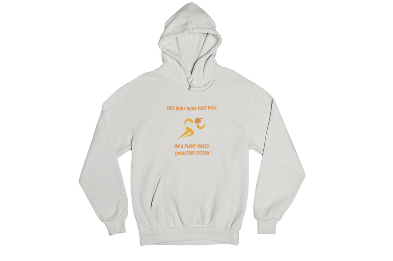 Plant Based Operating System: Unisex Vegan Ethical Hoodie