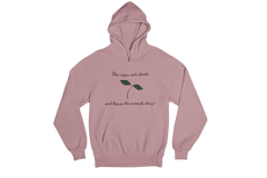 This vegan eats shoots: Unisex Vegan Ethical Hoodie