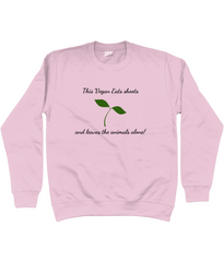 This Vegan Eats Shoots: Unisex Vegan Ethical Sweatshirt