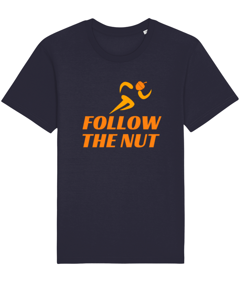 Follow The Nut: Unisex Organic Vegan Ethical T-shirt