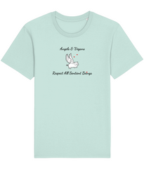 Angels & Vegans: Unisex Organic Vegan Ethical T-shirt